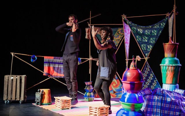 Taama, jeune public, guimbarde, violon, théâtre, voyage, burkina faso, enfance, Eden, centre culturel de Charleroi © Roots and Shoot