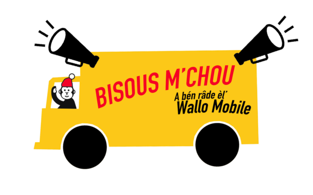 wallomobile, wallonie, camionnette, remorque, tournée, caravane, fête, El bwesse à téyate, Noel, Senior, Eden, centre culturel de Charleroi