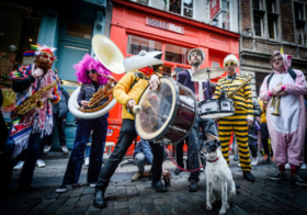 Quartiers libres, Krewe du belge, musique, cuivres, nouvelles-orléans, danse, eden, centre culturel de charleroi